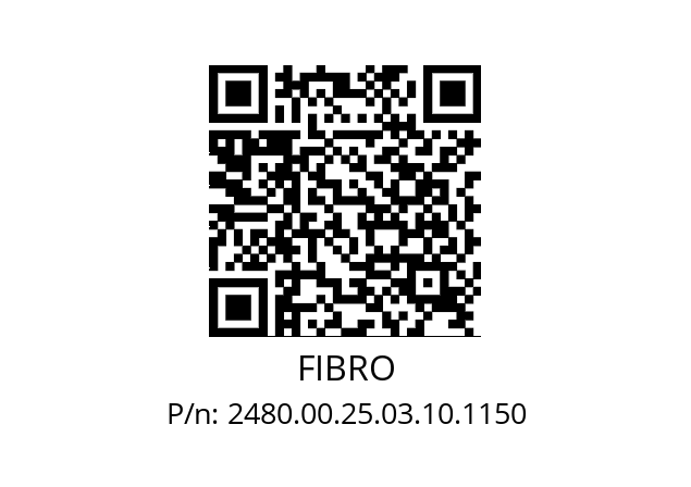   FIBRO 2480.00.25.03.10.1150