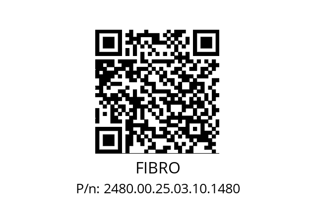   FIBRO 2480.00.25.03.10.1480