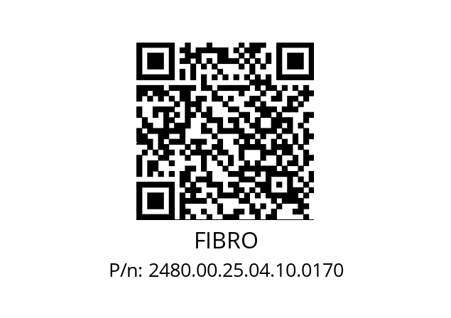   FIBRO 2480.00.25.04.10.0170