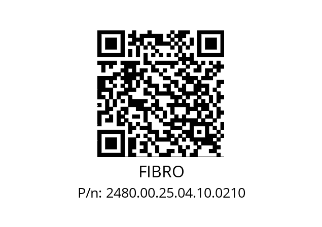   FIBRO 2480.00.25.04.10.0210