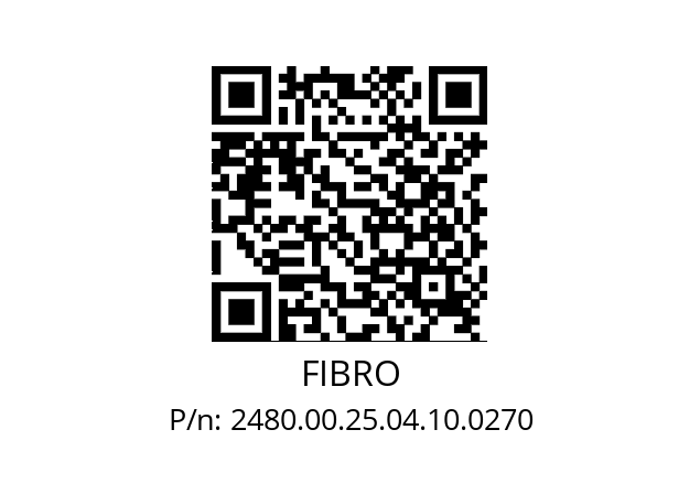   FIBRO 2480.00.25.04.10.0270