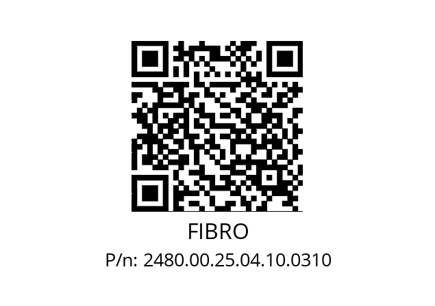   FIBRO 2480.00.25.04.10.0310