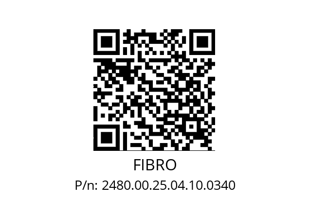   FIBRO 2480.00.25.04.10.0340