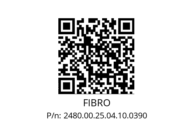   FIBRO 2480.00.25.04.10.0390