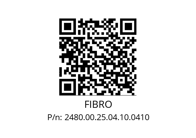   FIBRO 2480.00.25.04.10.0410