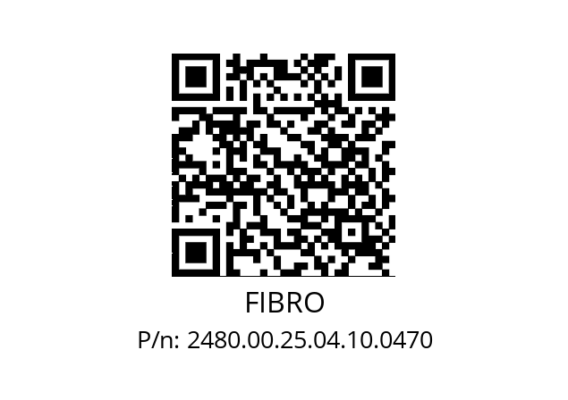   FIBRO 2480.00.25.04.10.0470