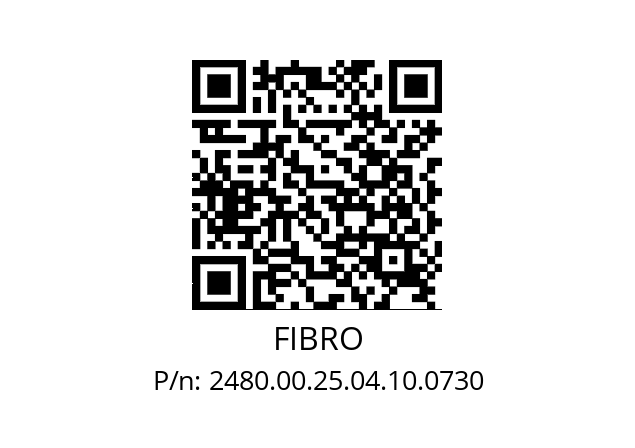   FIBRO 2480.00.25.04.10.0730