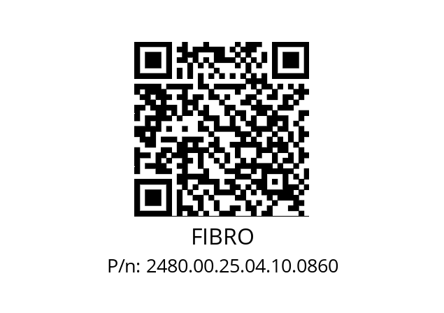   FIBRO 2480.00.25.04.10.0860