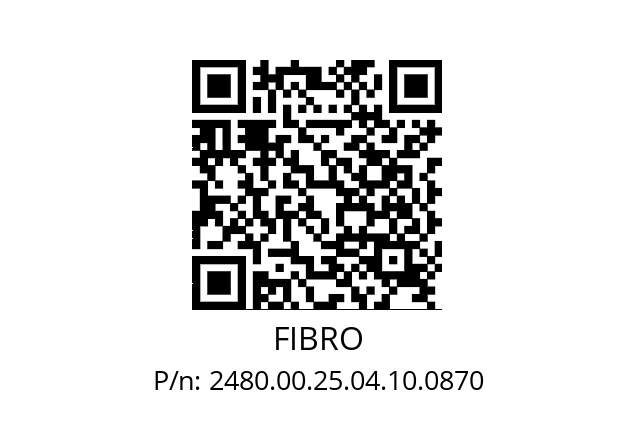   FIBRO 2480.00.25.04.10.0870