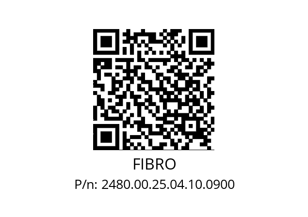   FIBRO 2480.00.25.04.10.0900