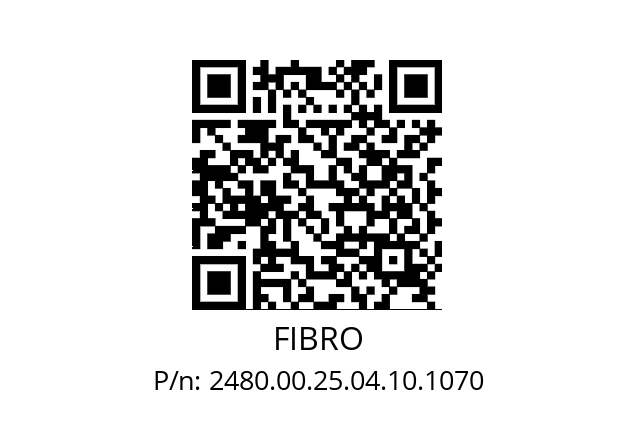   FIBRO 2480.00.25.04.10.1070