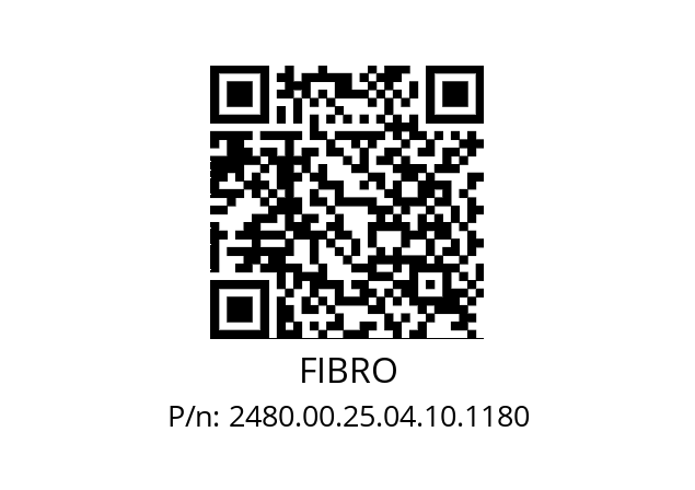   FIBRO 2480.00.25.04.10.1180