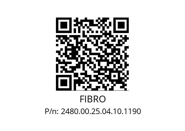   FIBRO 2480.00.25.04.10.1190