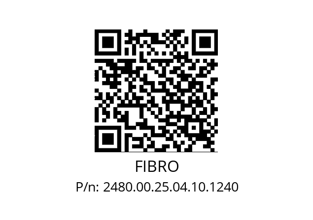   FIBRO 2480.00.25.04.10.1240