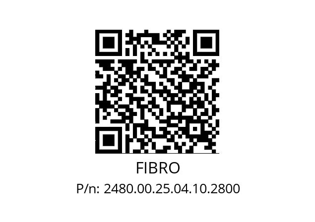   FIBRO 2480.00.25.04.10.2800