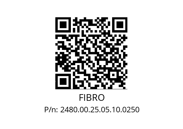   FIBRO 2480.00.25.05.10.0250