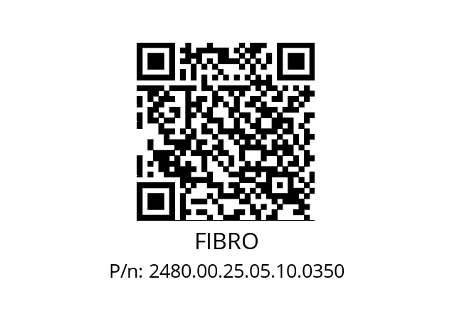   FIBRO 2480.00.25.05.10.0350