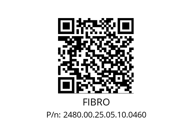   FIBRO 2480.00.25.05.10.0460