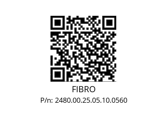   FIBRO 2480.00.25.05.10.0560