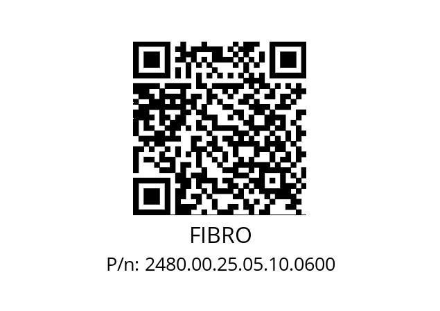   FIBRO 2480.00.25.05.10.0600