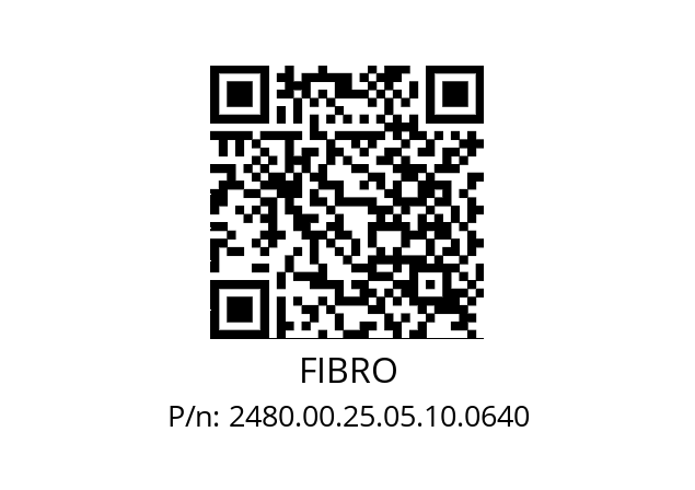   FIBRO 2480.00.25.05.10.0640