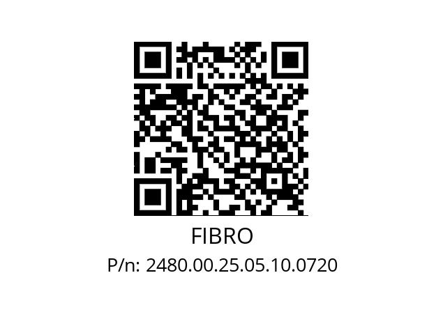   FIBRO 2480.00.25.05.10.0720