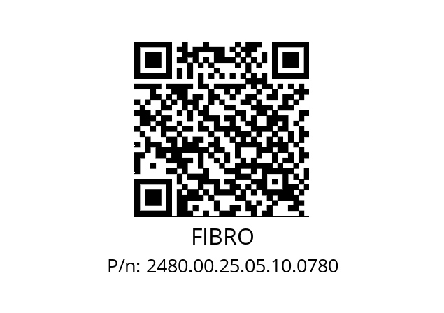   FIBRO 2480.00.25.05.10.0780