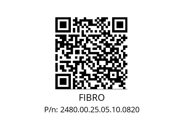   FIBRO 2480.00.25.05.10.0820