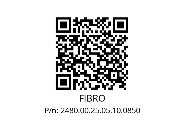   FIBRO 2480.00.25.05.10.0850