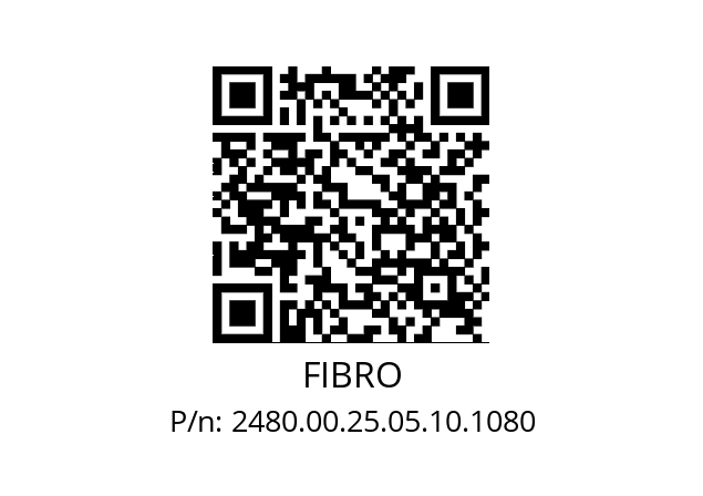   FIBRO 2480.00.25.05.10.1080