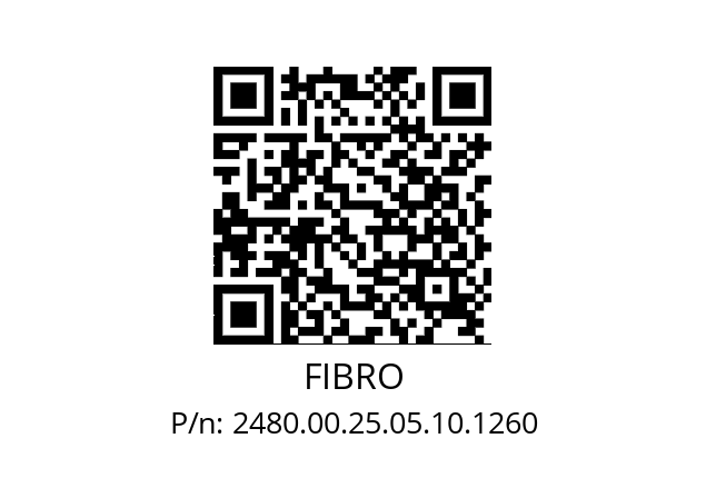   FIBRO 2480.00.25.05.10.1260