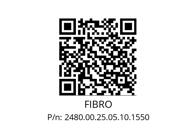   FIBRO 2480.00.25.05.10.1550