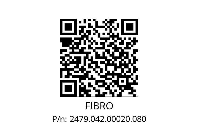   FIBRO 2479.042.00020.080