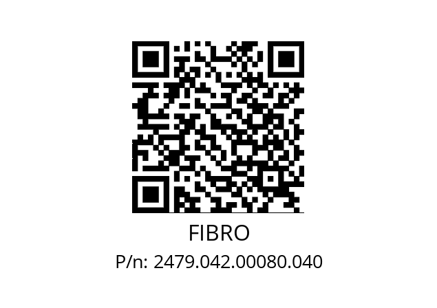   FIBRO 2479.042.00080.040