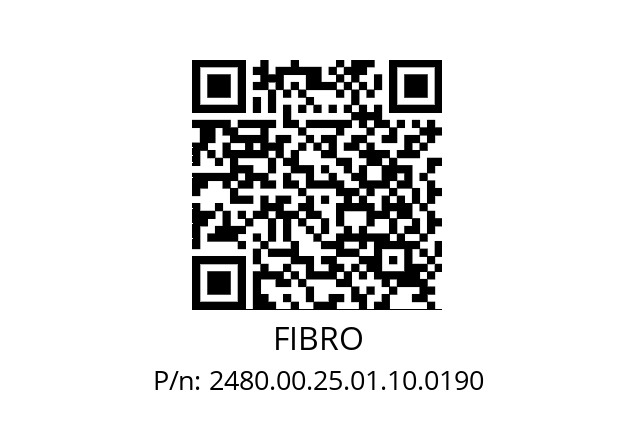   FIBRO 2480.00.25.01.10.0190