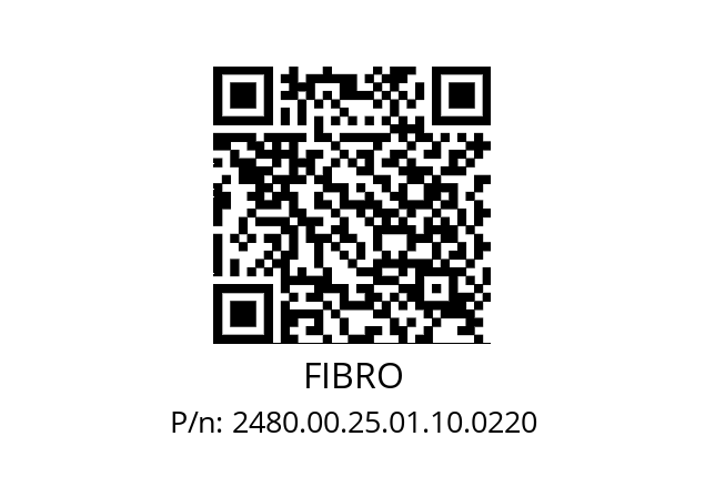   FIBRO 2480.00.25.01.10.0220