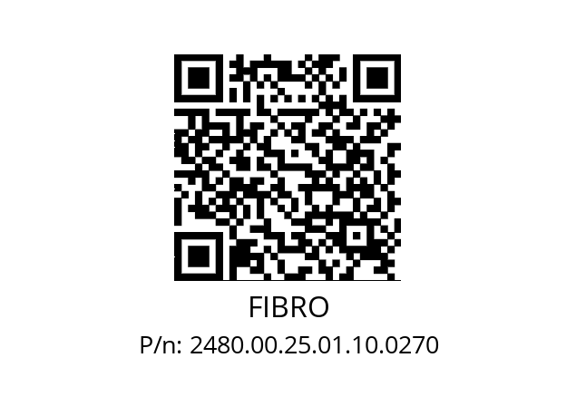   FIBRO 2480.00.25.01.10.0270