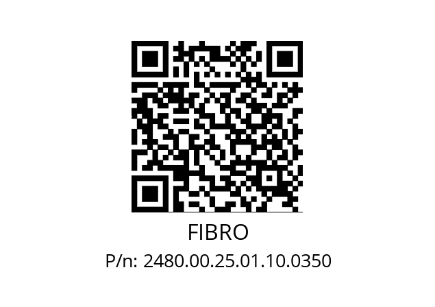   FIBRO 2480.00.25.01.10.0350