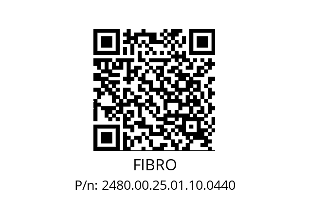   FIBRO 2480.00.25.01.10.0440