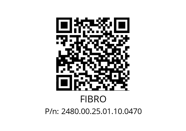   FIBRO 2480.00.25.01.10.0470