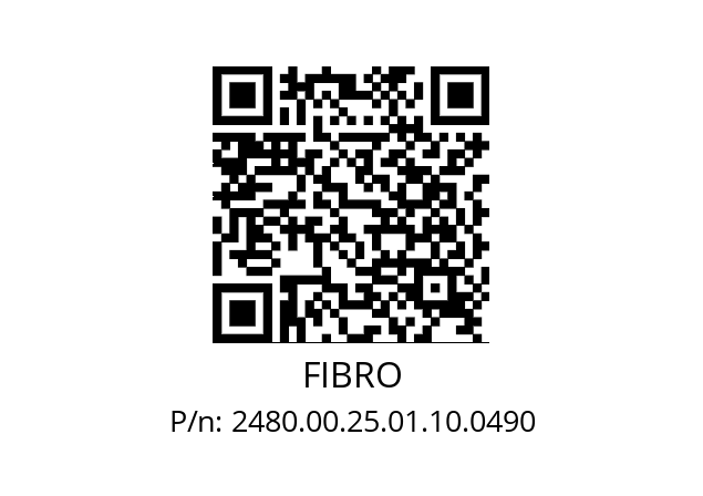   FIBRO 2480.00.25.01.10.0490