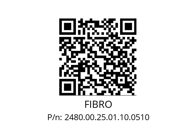   FIBRO 2480.00.25.01.10.0510