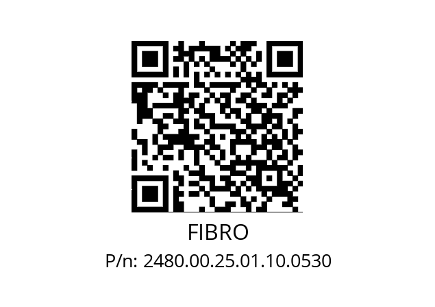   FIBRO 2480.00.25.01.10.0530