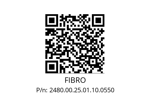   FIBRO 2480.00.25.01.10.0550