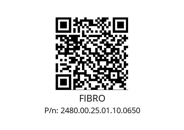   FIBRO 2480.00.25.01.10.0650