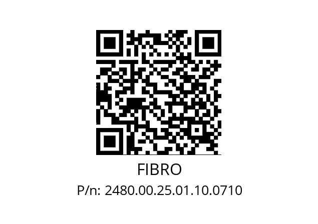   FIBRO 2480.00.25.01.10.0710