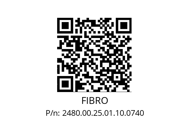   FIBRO 2480.00.25.01.10.0740