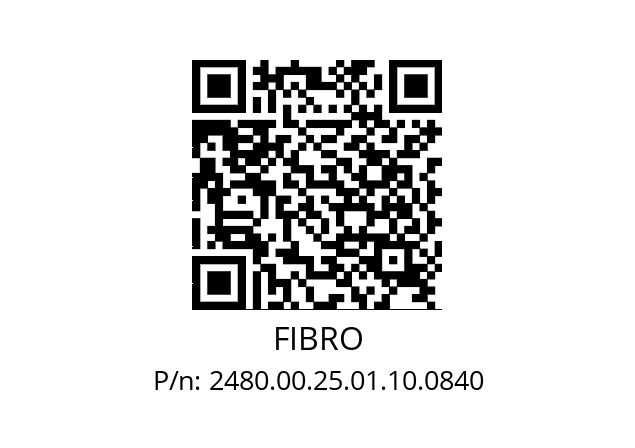   FIBRO 2480.00.25.01.10.0840