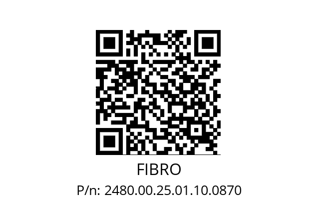   FIBRO 2480.00.25.01.10.0870