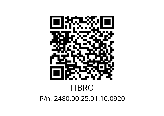   FIBRO 2480.00.25.01.10.0920